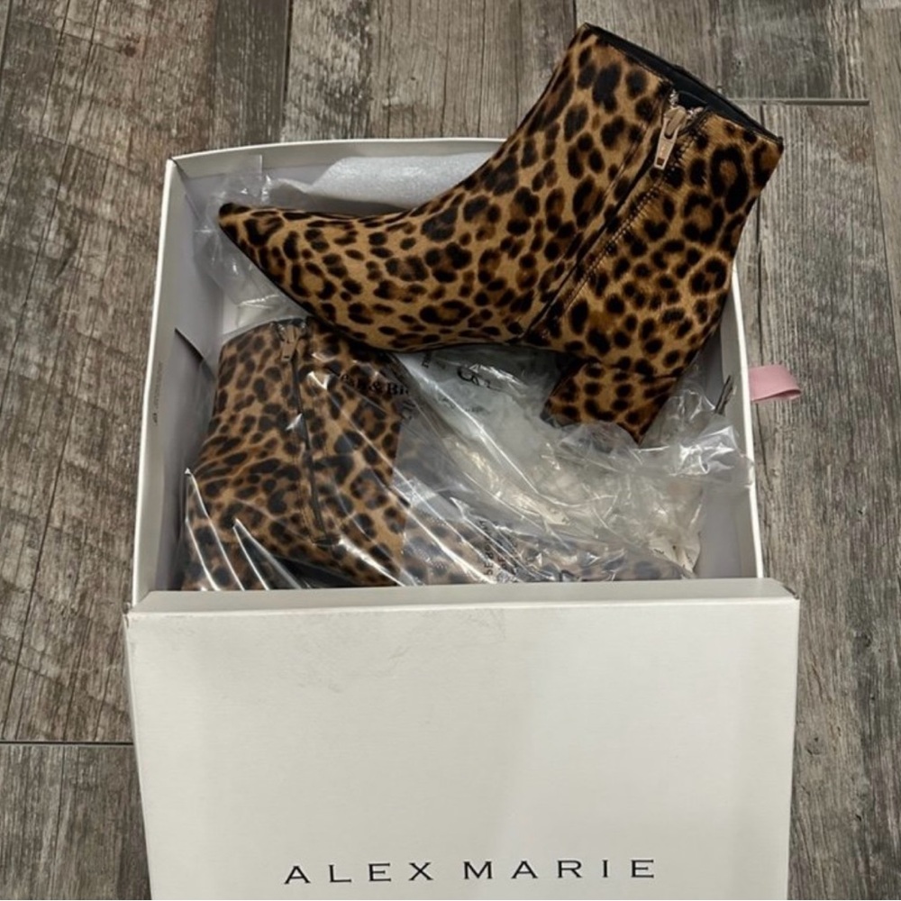Leopard Print Booties